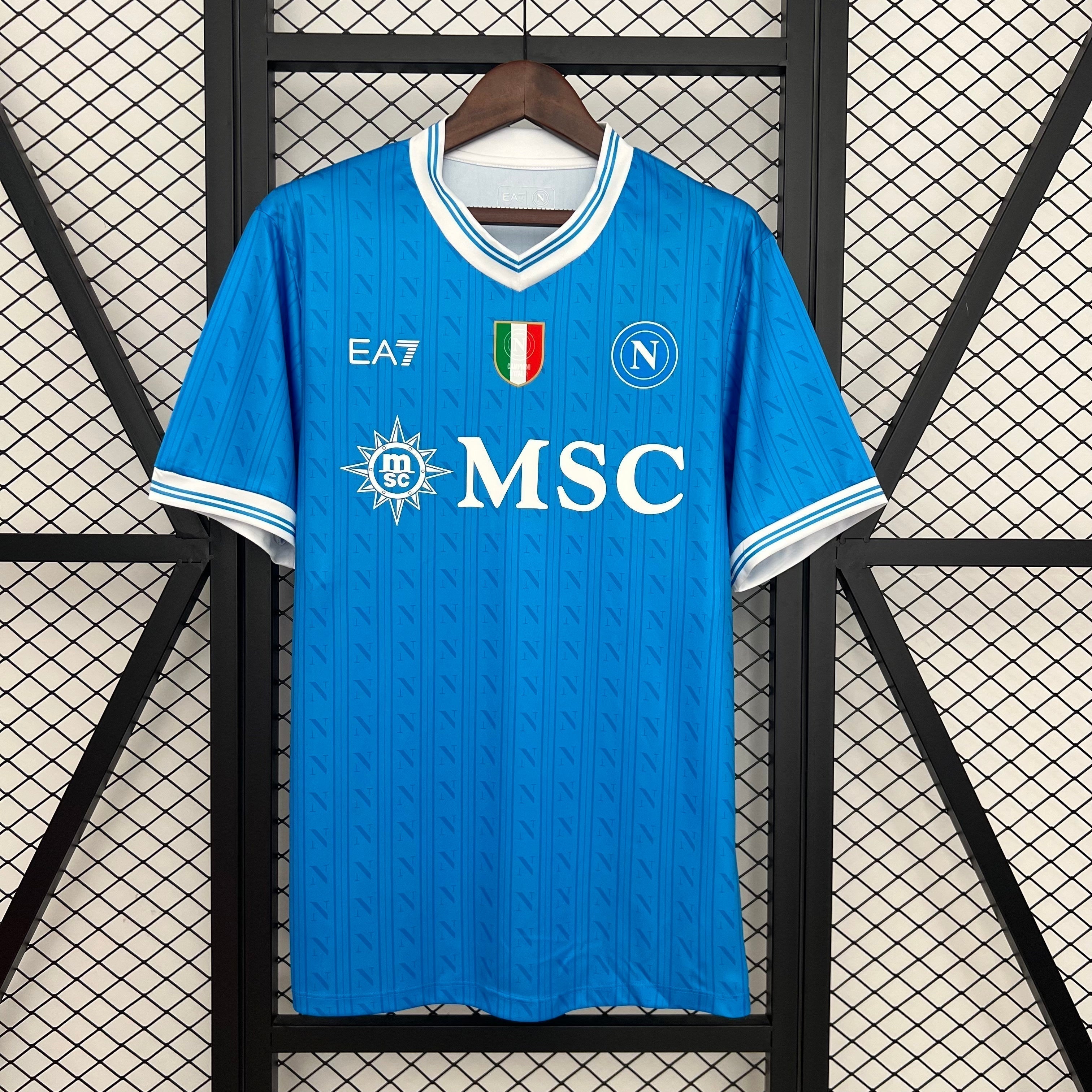 Camiseta local del SSC Napoli 2025/26