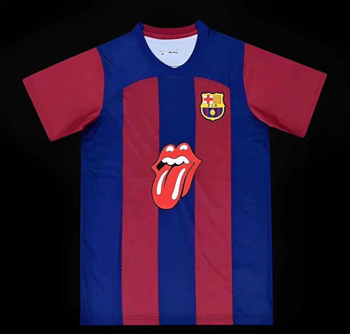 Camiseta de edición especial de los Rolling Stones del FC Barcelona 2023-2024