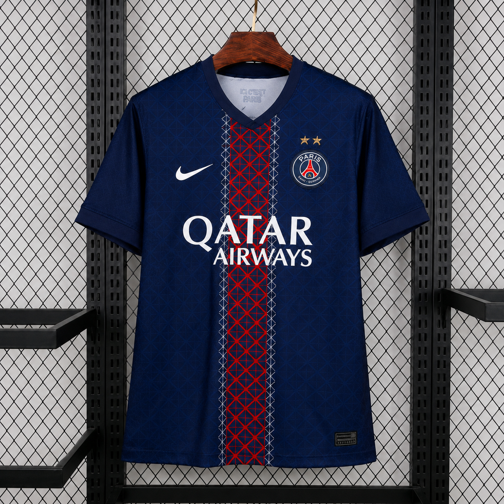 Camiseta del PSG de 2 estrellas (dos veces consecutivas)