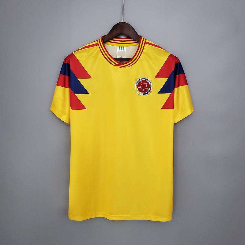 Camiseta retro de local de Colombia 1990