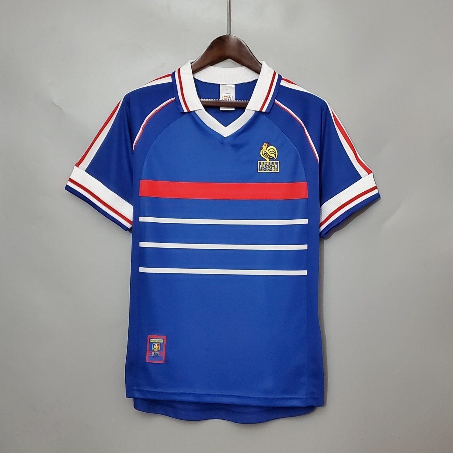 Camiseta retro de la selección francesa de 1998