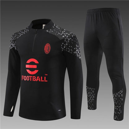 Equipación negra del AC Milan 2023-2024