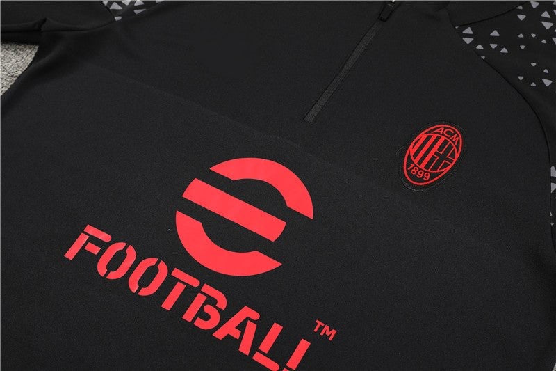 Equipación negra del AC Milan 2023-2024