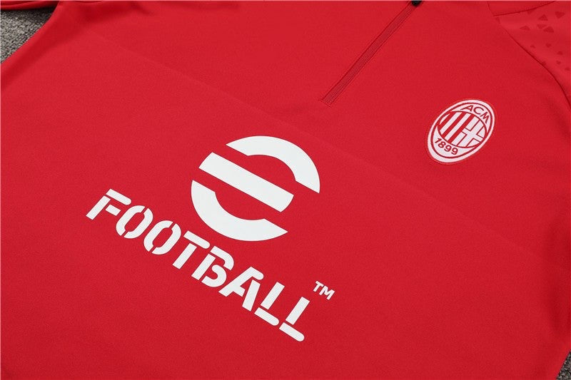 Equipación roja del AC Milan 2023-2024