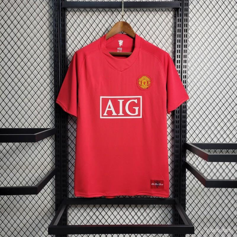 Camiseta retro del Manchester United (temporada 2007-2008)