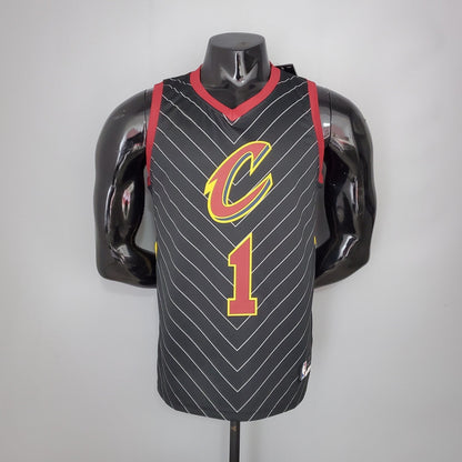 Camiseta rosa de baloncesto de los Cleveland Cavaliers 1 de la NBA