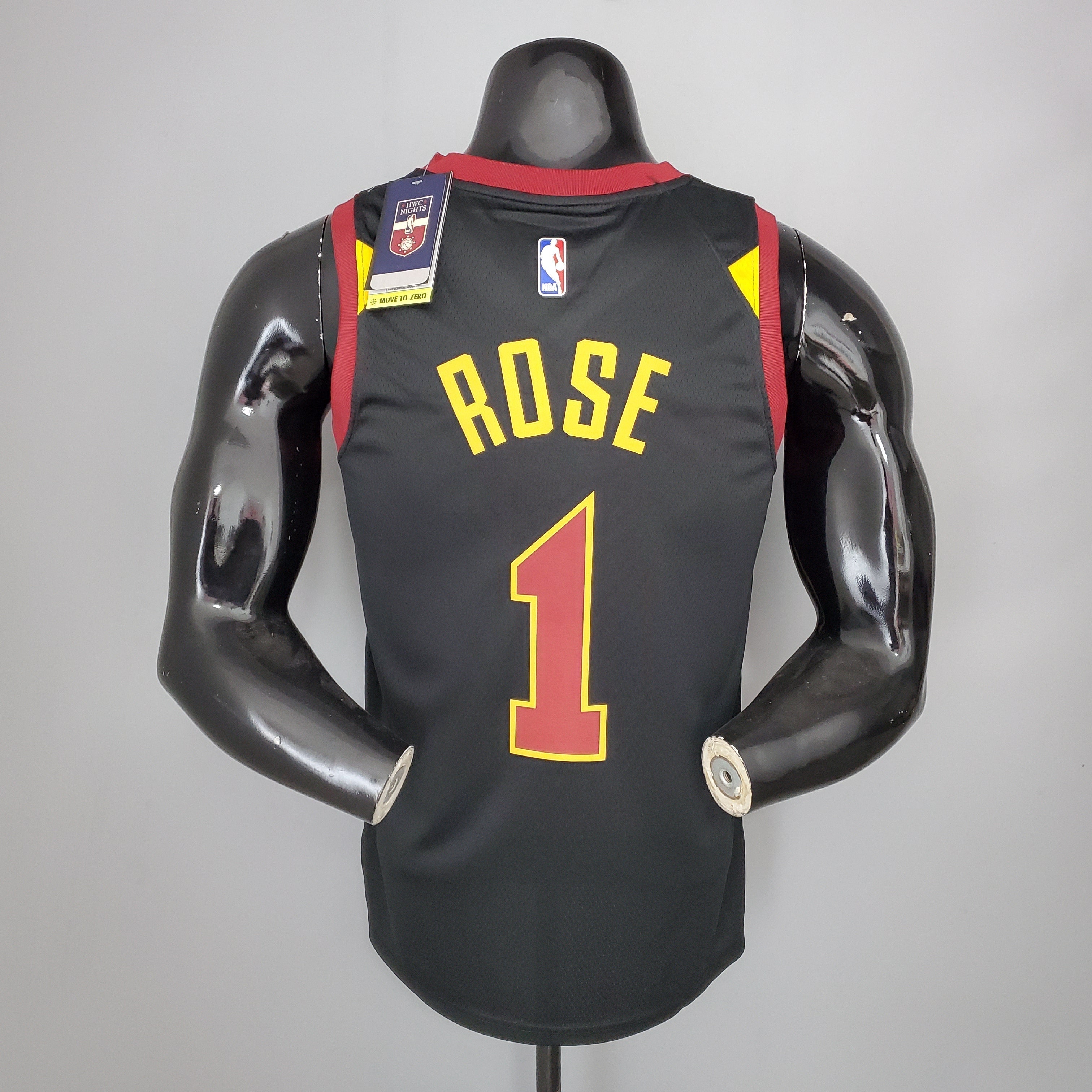 Camiseta rosa de baloncesto de los Cleveland Cavaliers 1 de la NBA