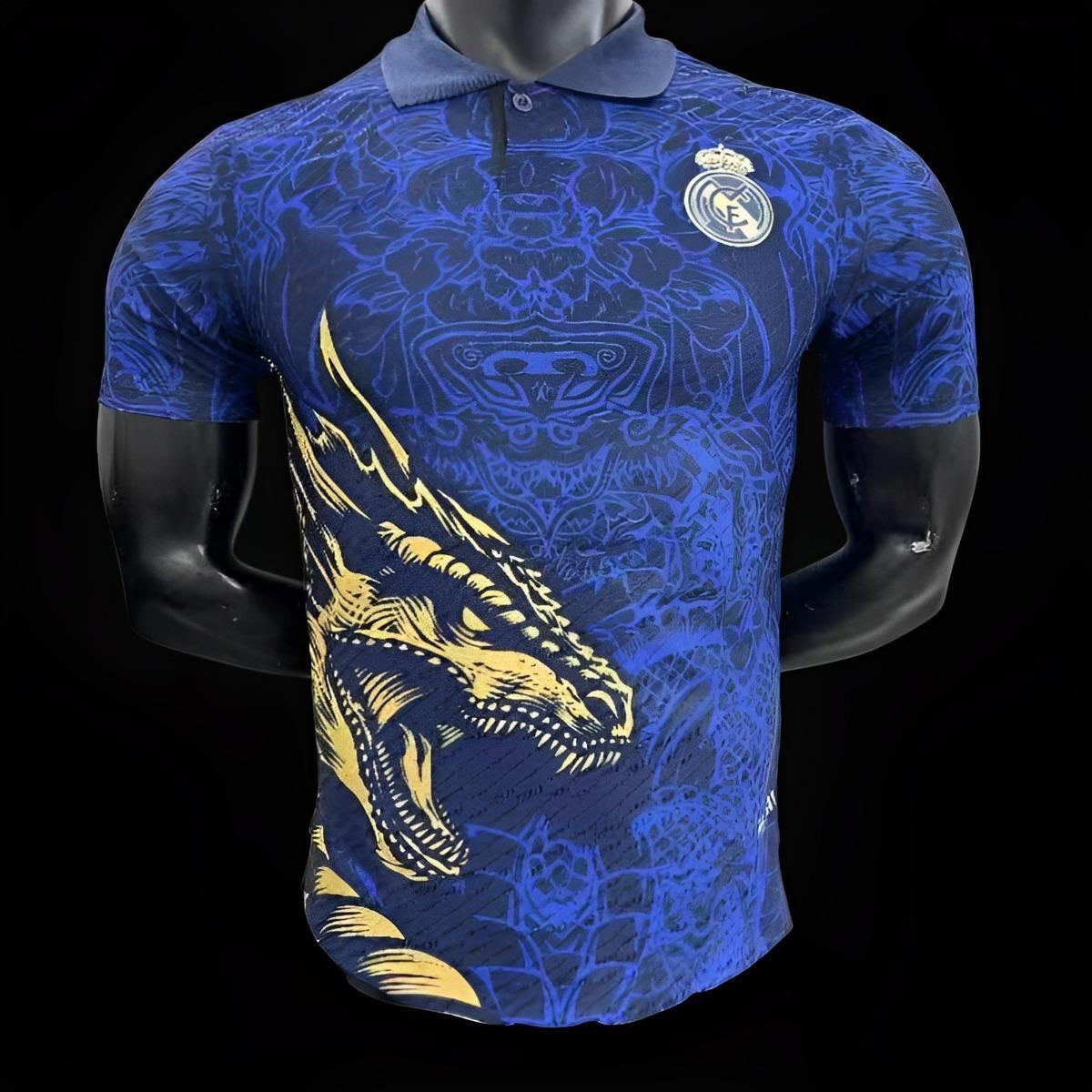 Camiseta del Real Madrid Edición Especial Dragón Azul Versión Jugador 2023/2024