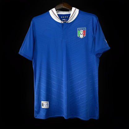Camiseta retro de Italia para casa 2012