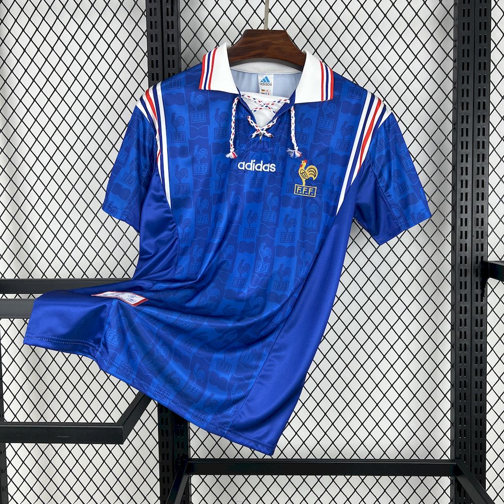 Camiseta retro de Francia de local de 1996