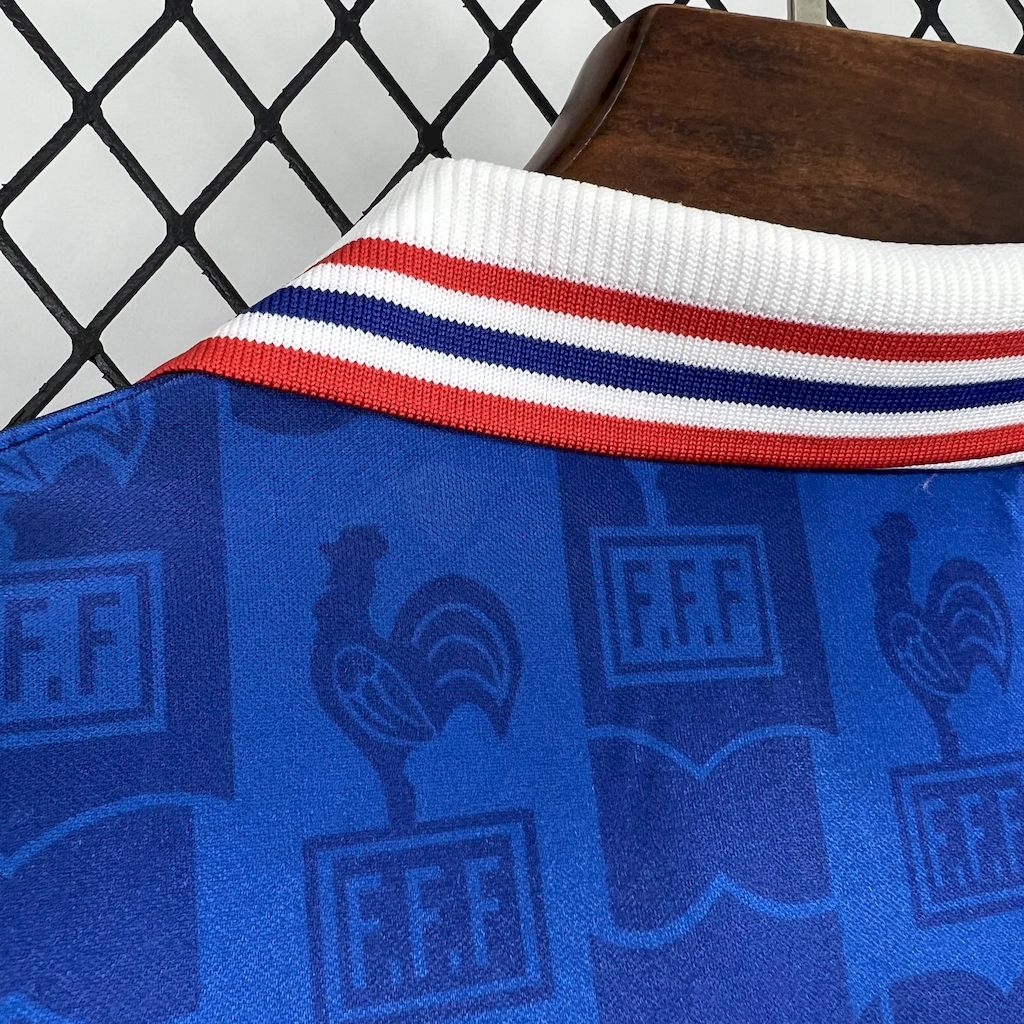 Camiseta retro de Francia de local de 1996