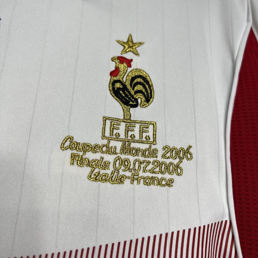 Camiseta de visitante de Francia 2006