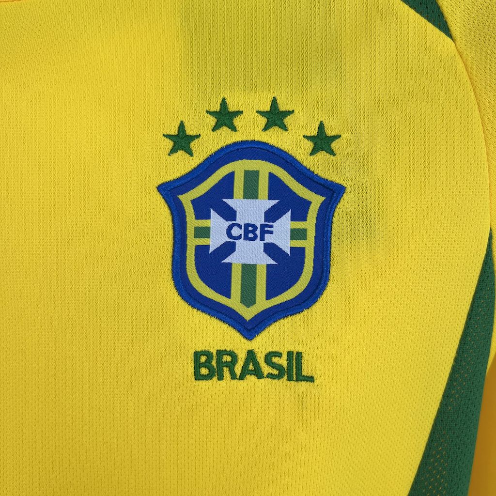 Camiseta retro de local de Brasil 2002