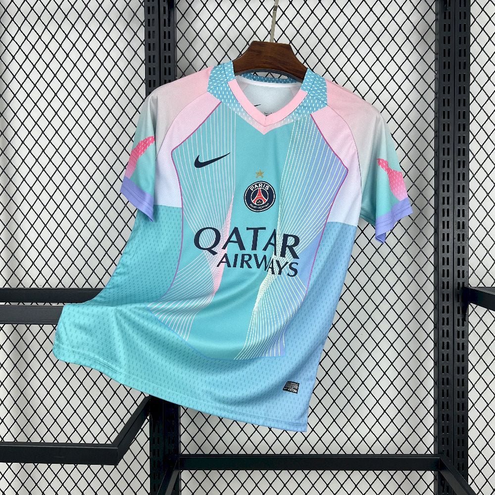 Camiseta azul de edición especial del PSG 2025/26