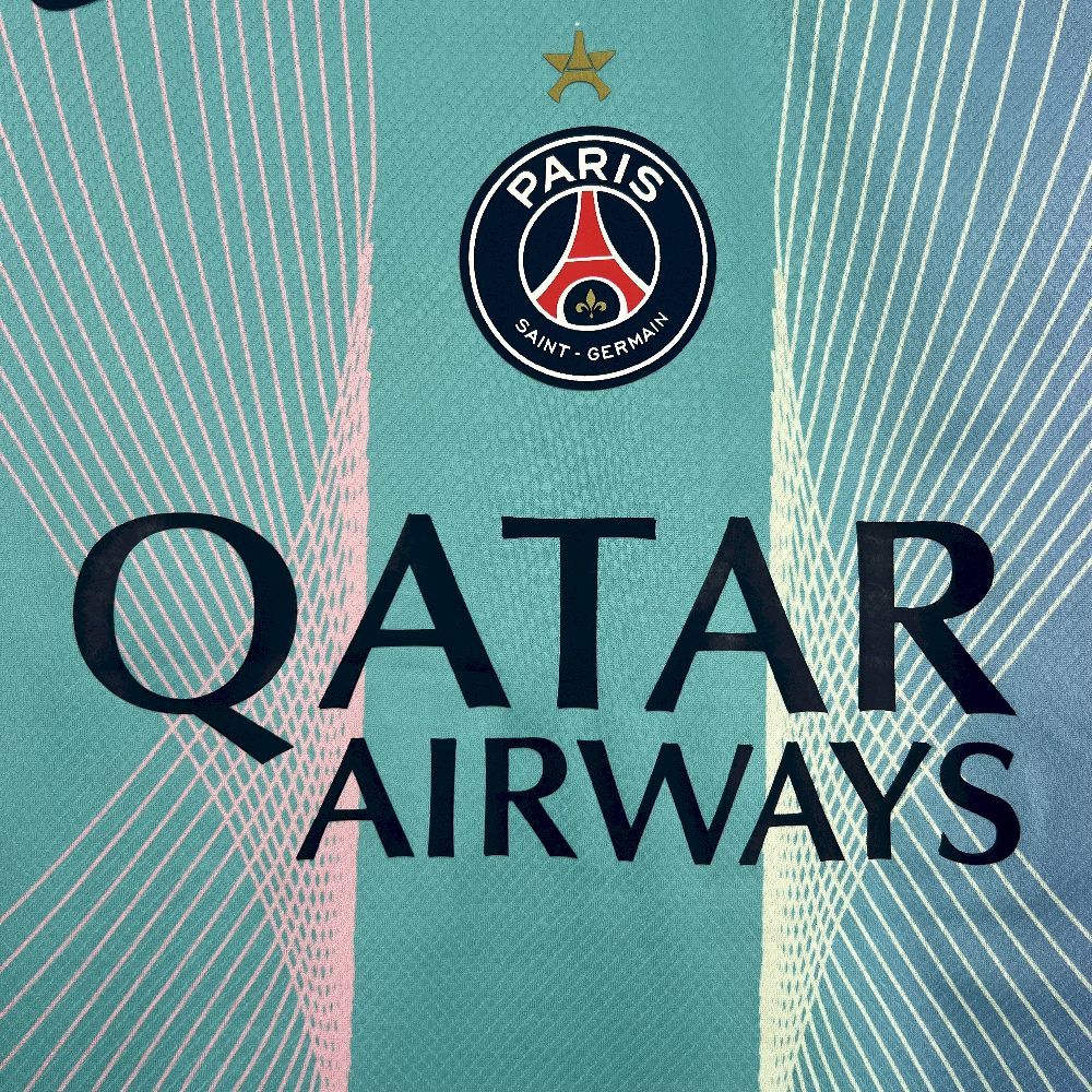 Camiseta azul de edición especial del PSG 2025/26