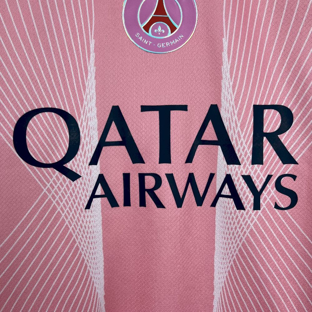Camiseta rosa de edición especial del PSG 2025/26