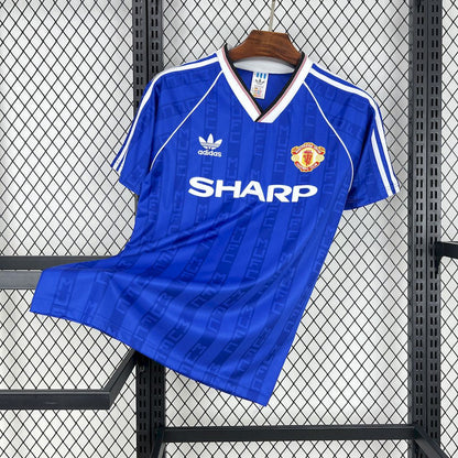 Camiseta retro de visitante del Manchester United 1988/89