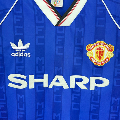 Camiseta retro de visitante del Manchester United 1988/89