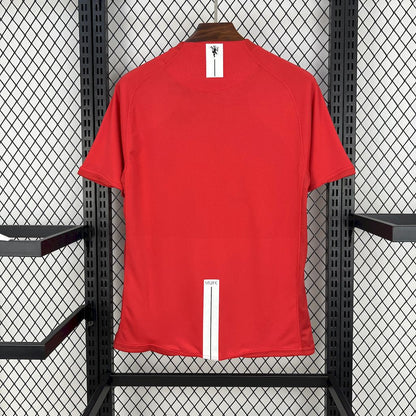 Camiseta retro del Manchester United para la temporada 2007/08.