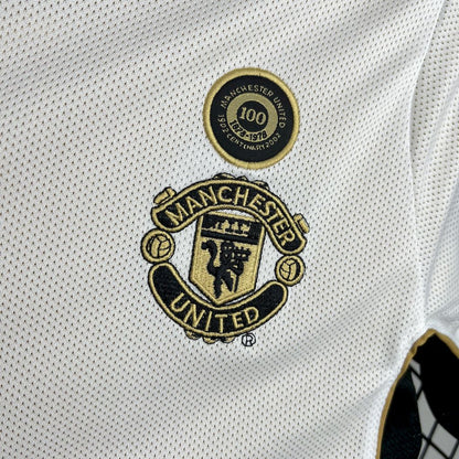 Camiseta retro reversible del centenario del Manchester United 2001/02