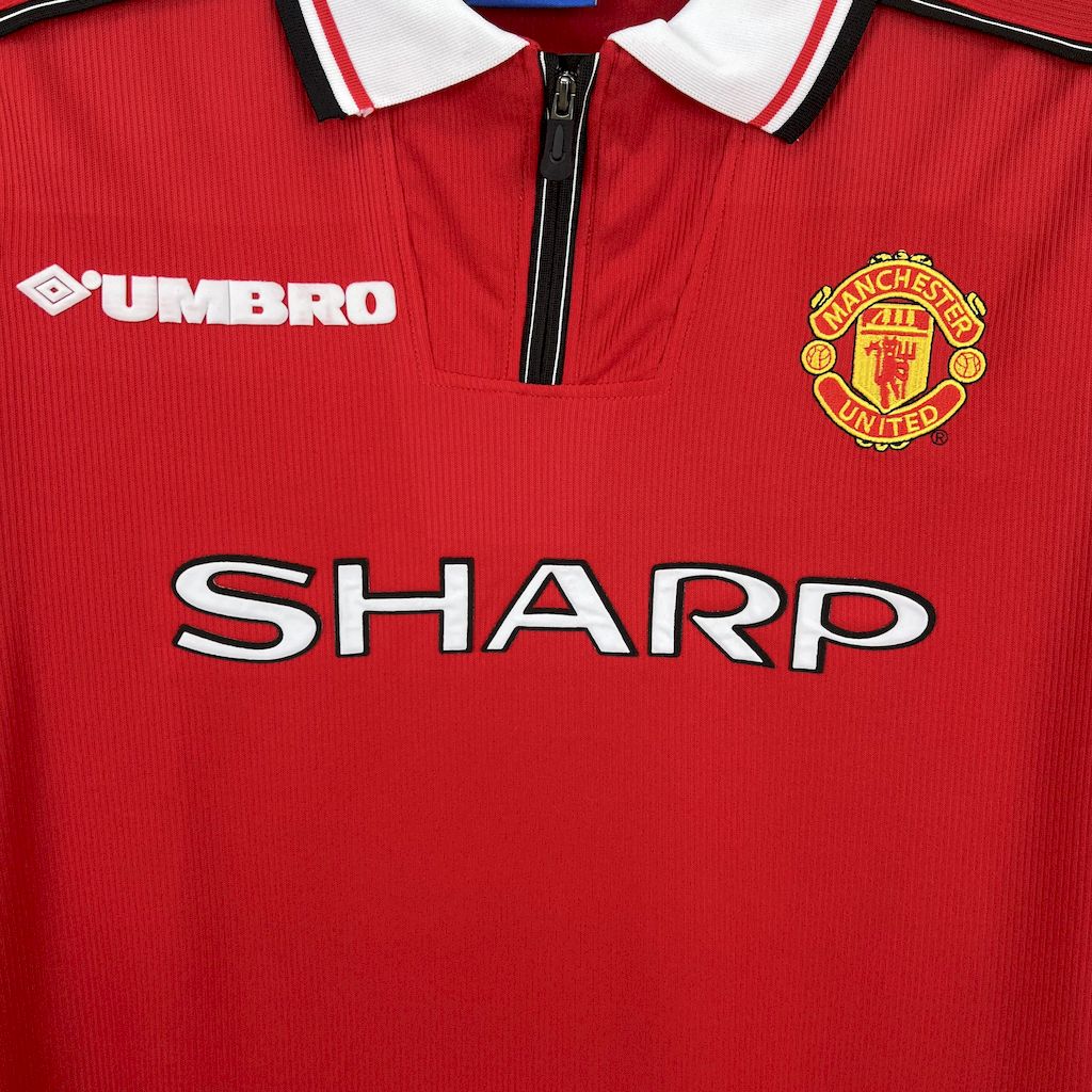 Camiseta retro de manga larga del Manchester United 1998/99