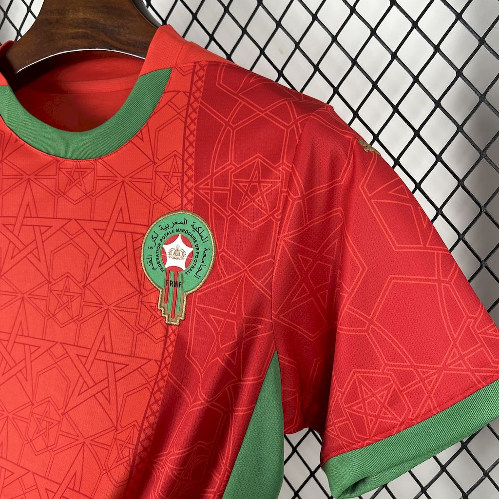 Camiseta de local de Marruecos para la Copa Africana de Naciones 2025
