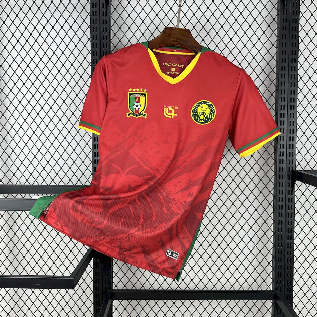 Camiseta de visitante de Camerún para la Copa Africana de Naciones 2025