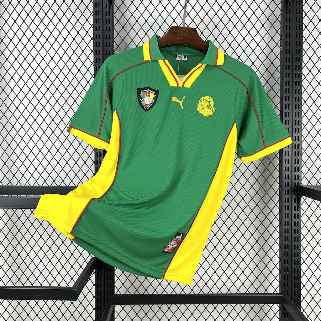 Camiseta retro de Camerún para local, 1998