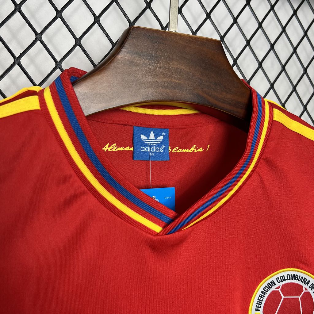Camiseta retro de visitante de Colombia 1990