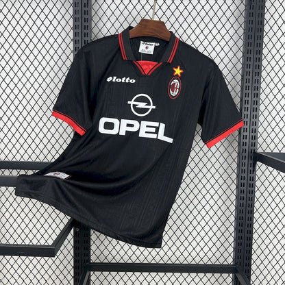 Camiseta retro de la tercera equipación del AC Milan 1997/98