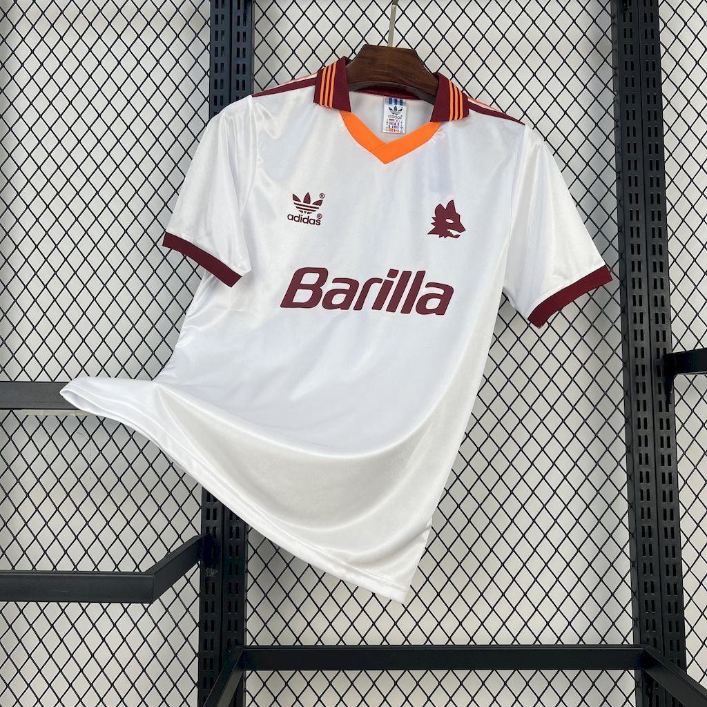 Camiseta retro de visitante de la AS Roma 1992/93