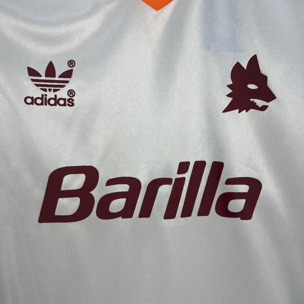 Camiseta retro de visitante de la AS Roma 1992/93