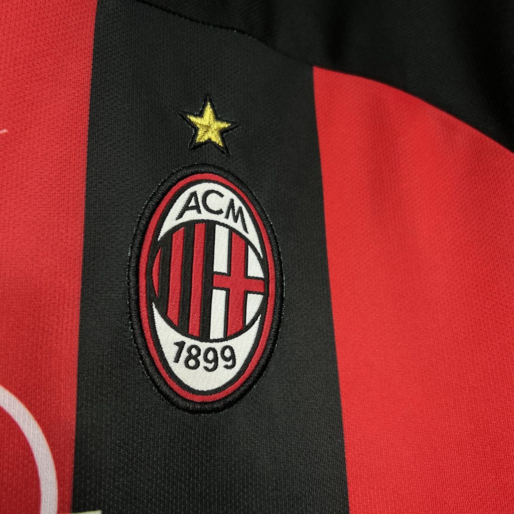 Camiseta retro del AC Milan, temporada 2000/01