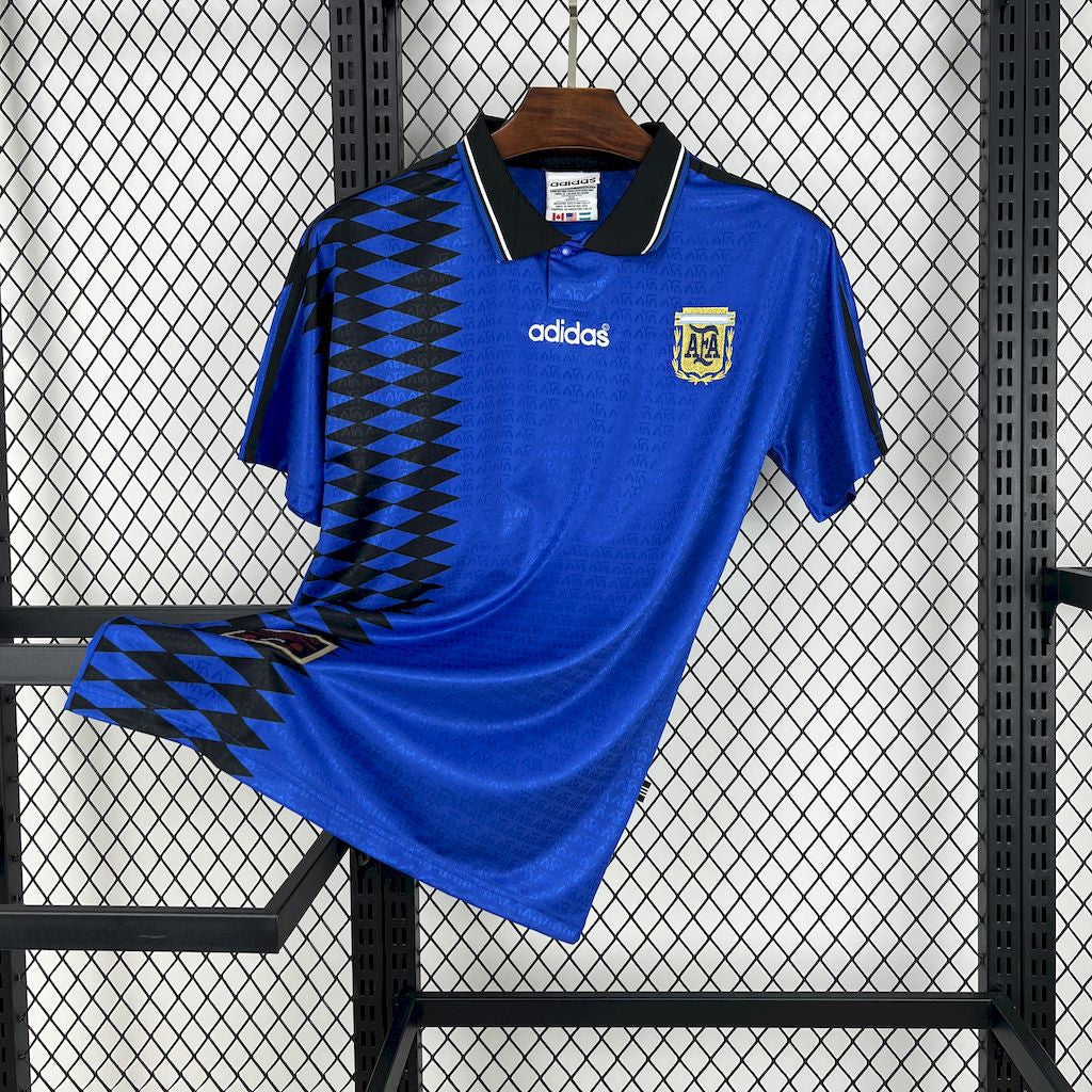 Camiseta retro de visitante de Argentina 1994