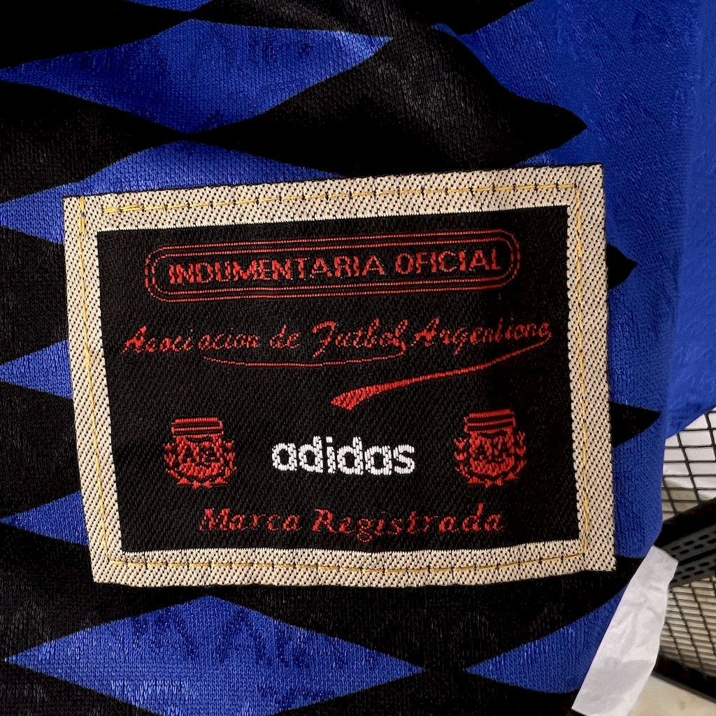 Camiseta retro de visitante de Argentina 1994