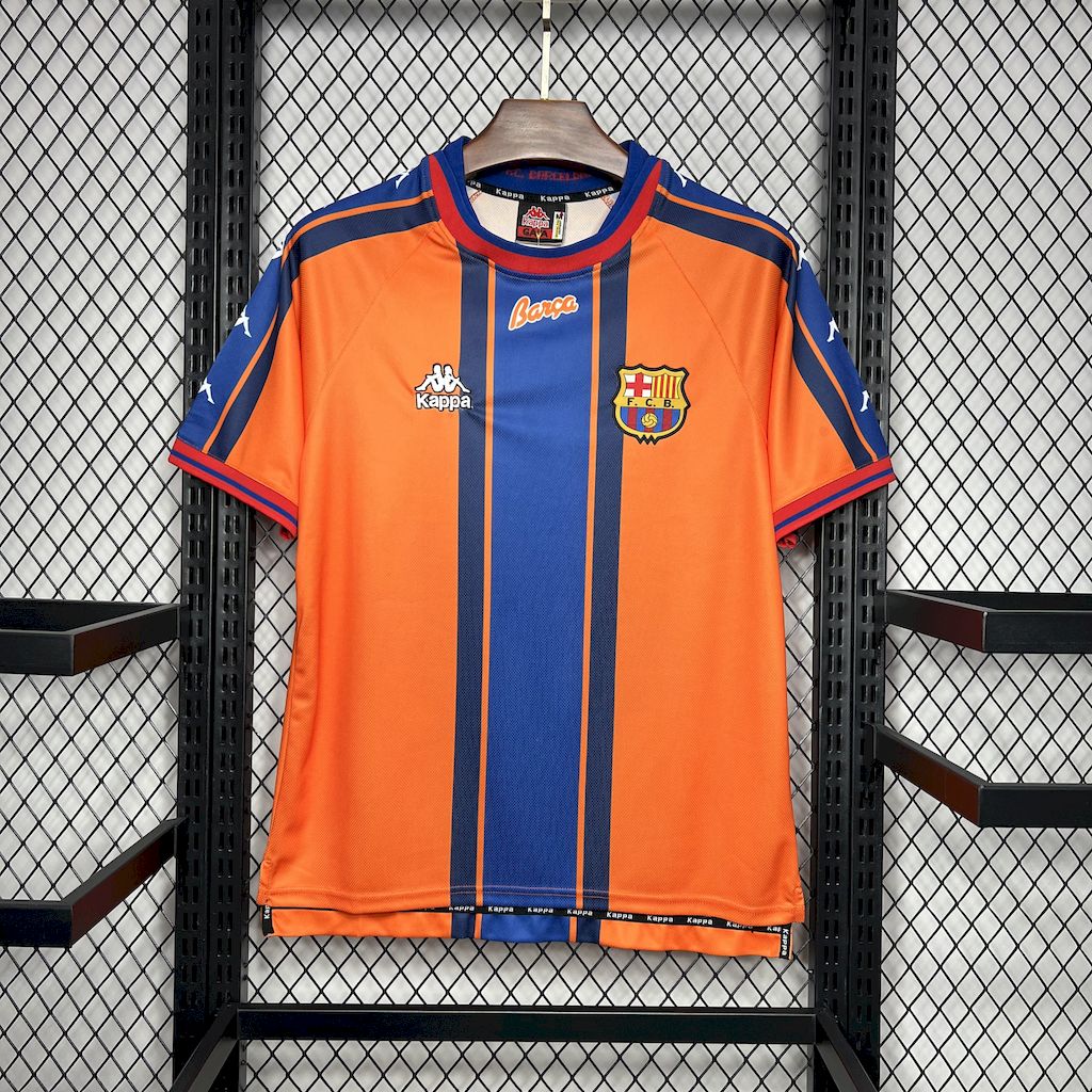 Camiseta retro del FC Barcelona segunda equipación 1997/98