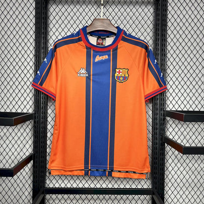 Camiseta retro del FC Barcelona segunda equipación 1997/98