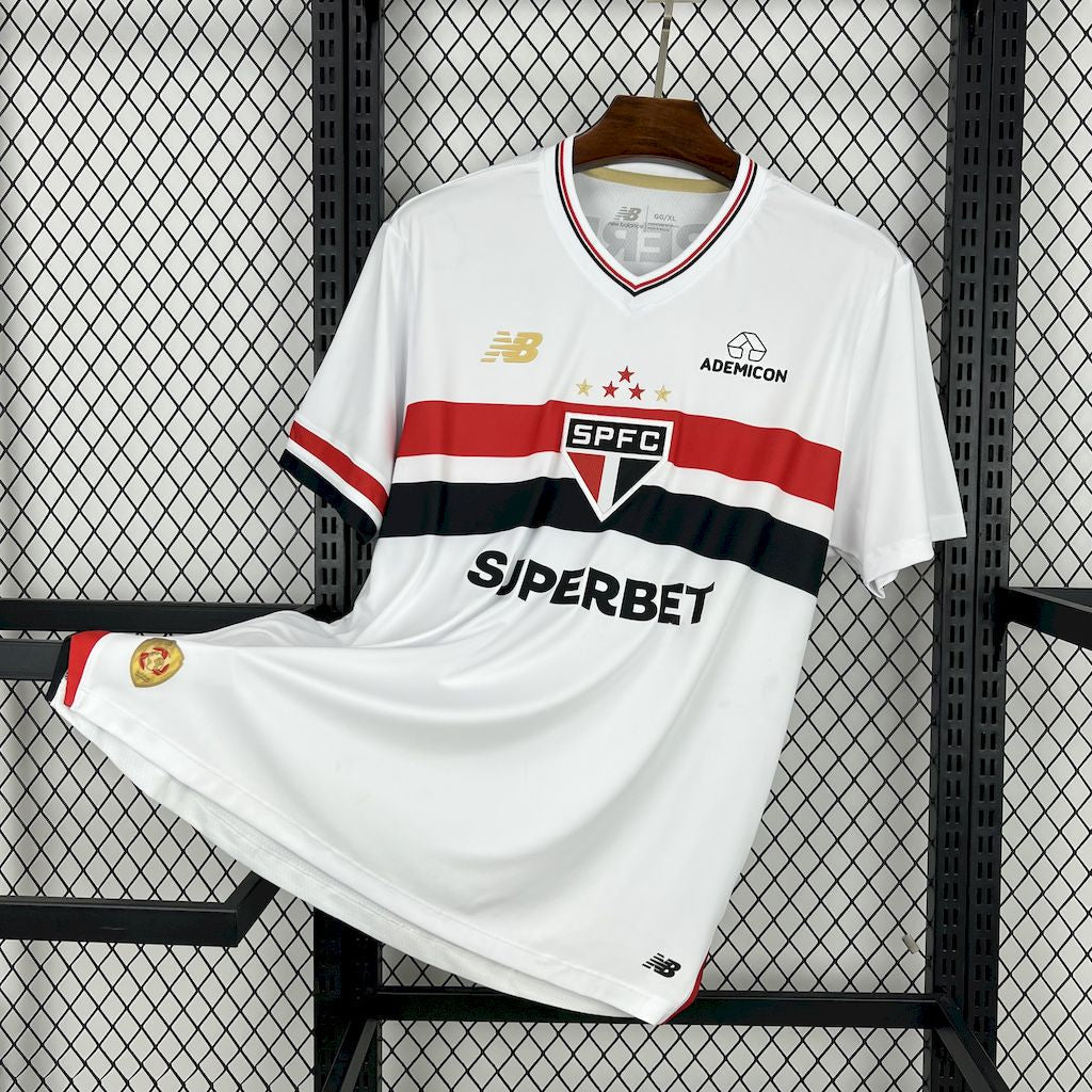 Camiseta local del Sao Paulo 2025/26
