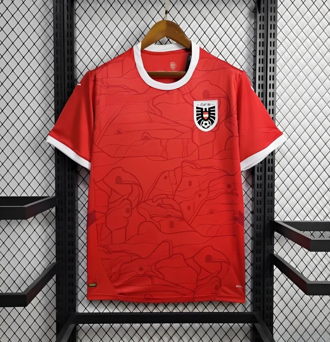 Camiseta roja de Austria 24/25