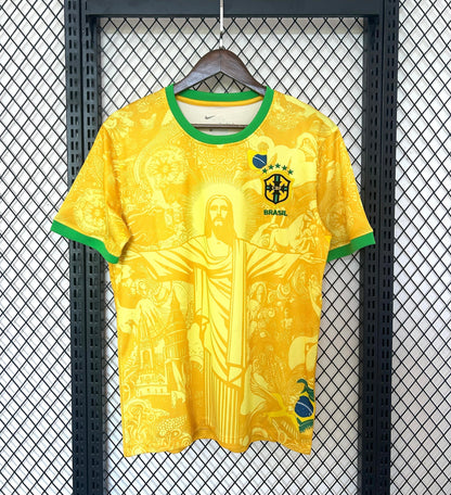 Camiseta amarilla especial de Brasil 24/25