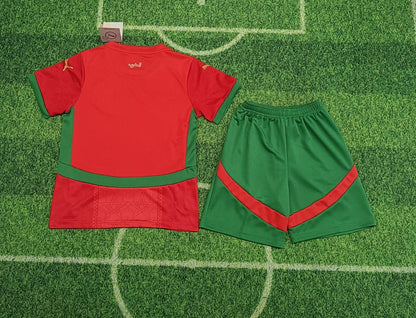 Conjunto infantil 24/25 Marruecos Rojo