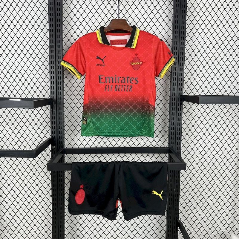 Conjunto especial infantil AC Milan 25/26