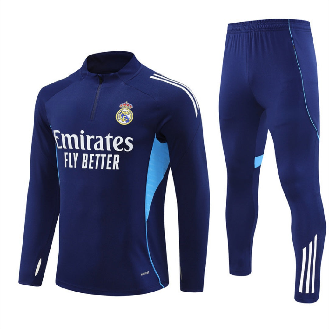 Conjunto azul del Real Madrid 25/26