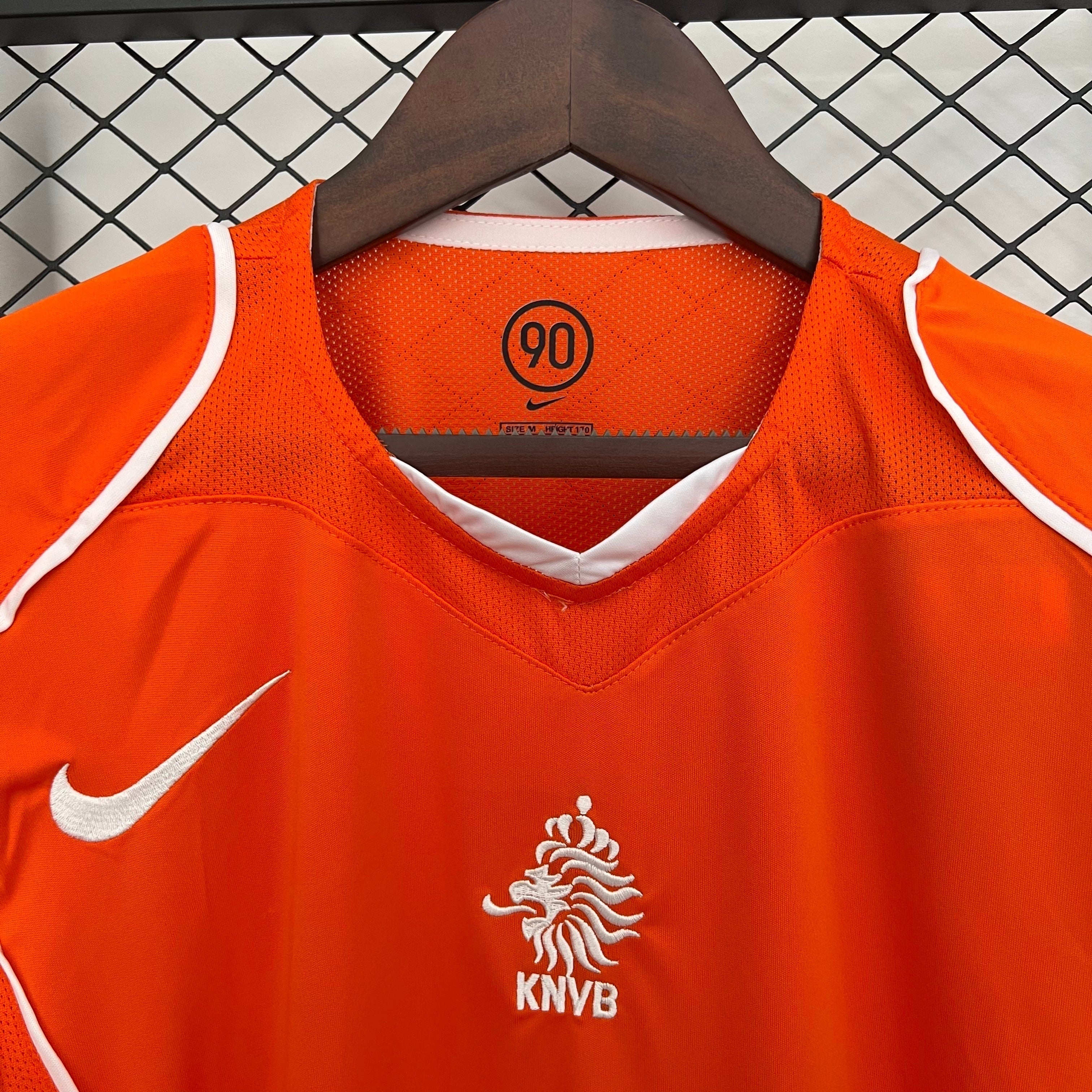 Camiseta retro de local de los Países Bajos 2004