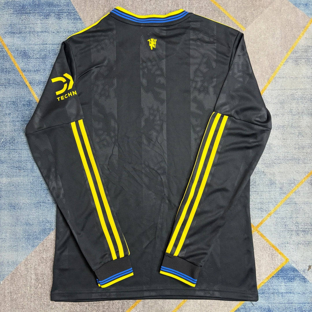 Camiseta de manga larga del Manchester United, tercera equipación, temporada 25/26