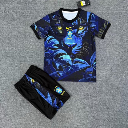 Conjunto infantil 25/26 Brasil Especial Azul