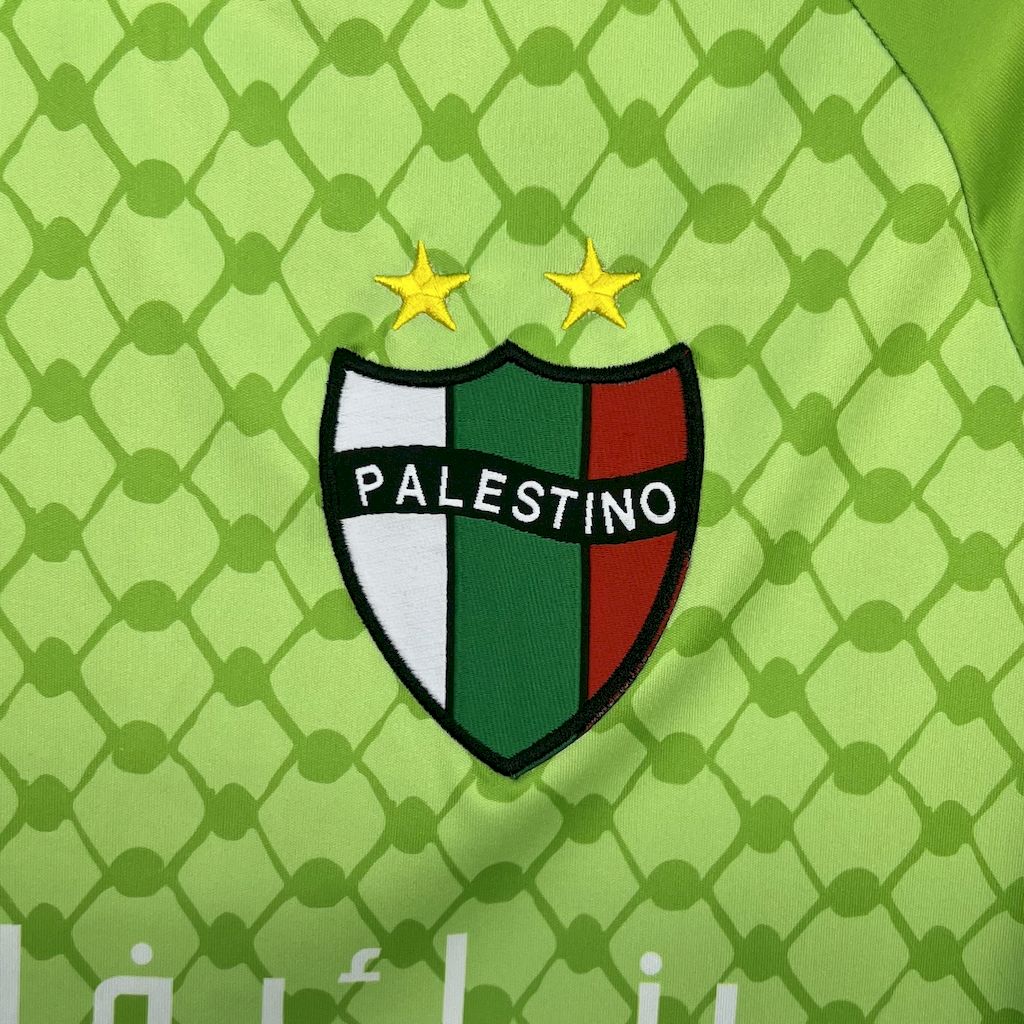 Camiseta verde claro del CD Palestino 2025/26