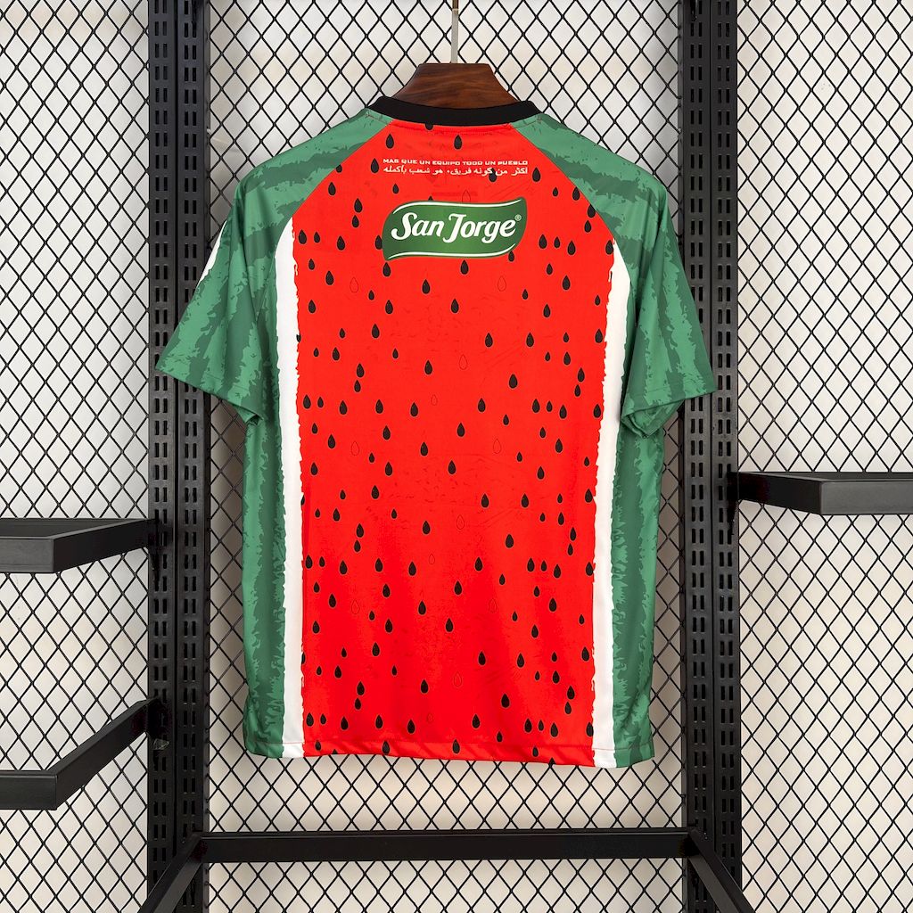 Camiseta visitante del CD Palestino 2025/26