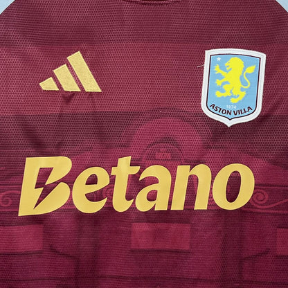 Camiseta local del Aston Villa 2025/26