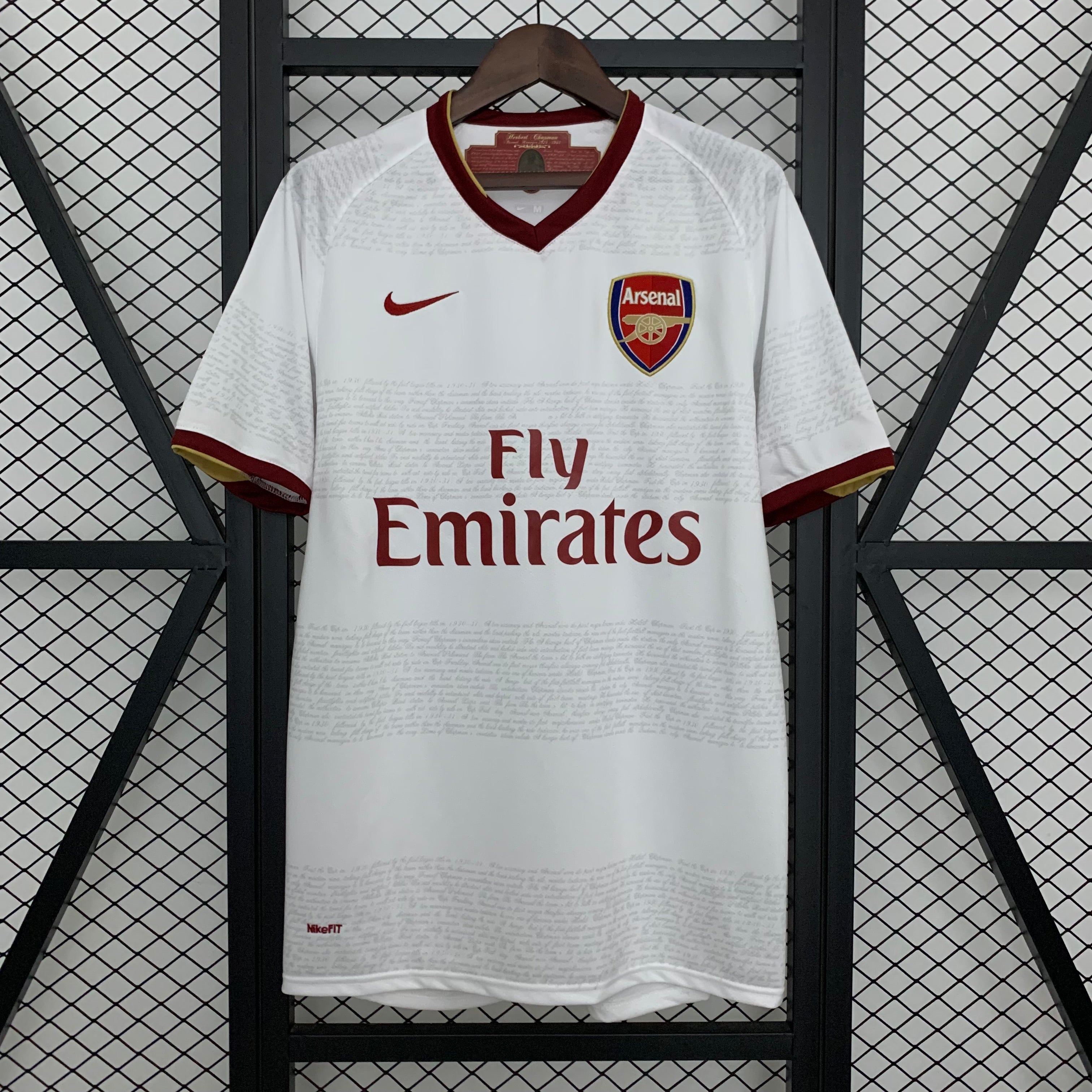 Camiseta retro visitante del Arsenal 07/08